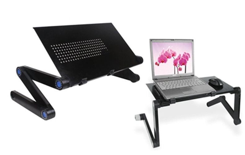 Bàn Để Máy Tính Laptop Tản Nhiệt Điều Chỉnh Độ Cao 360 Độ Gấp Gọn