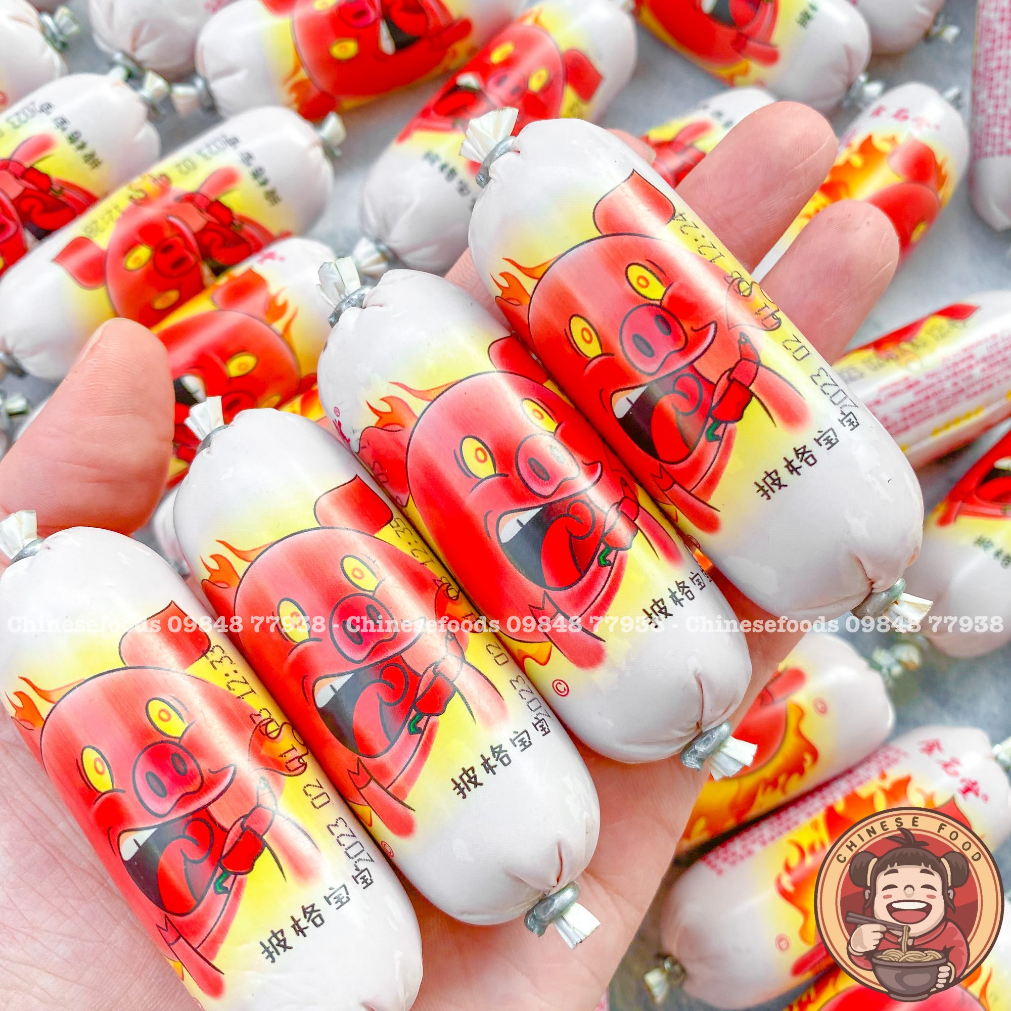Xúc Xích Mini 4 Vị heo, heo cay, gà, ngô