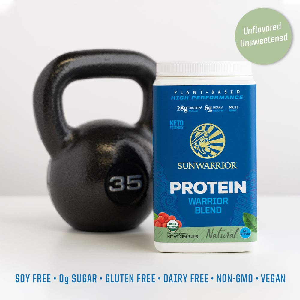 Bột protein hữu cơ Sunwarrior. vị Natural