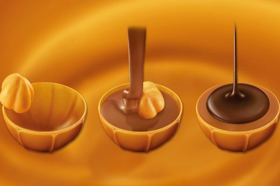Kẹo caramel phủ socola nhân hạt dẻ 100g - Toffifee
