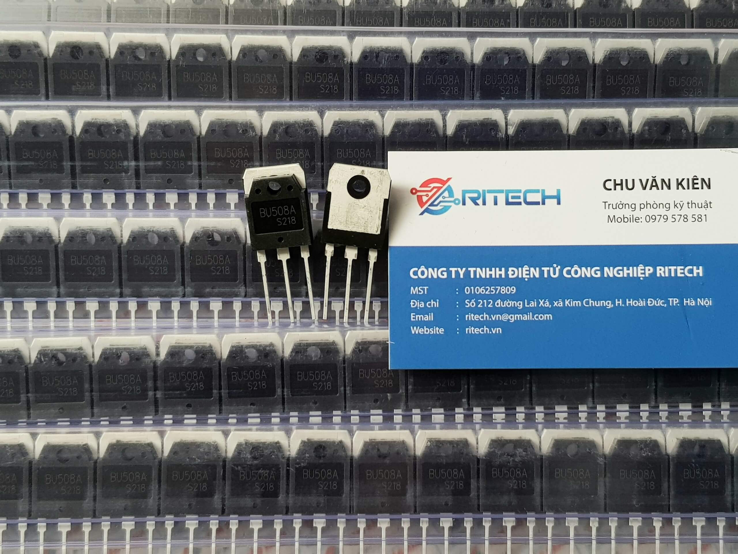 [Combo 2 chiếc] BU508A, BU508 Transistor NPN 8A 700V TO-3P