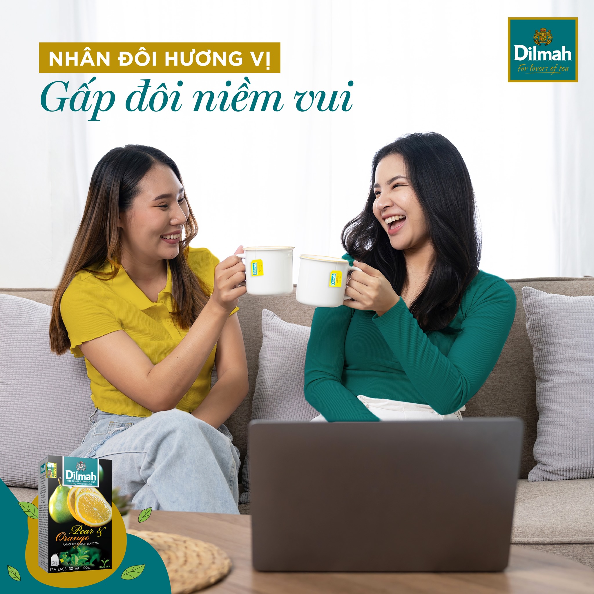Trà Dilmah Vị Cam & Lê - Orange & Pear 30g