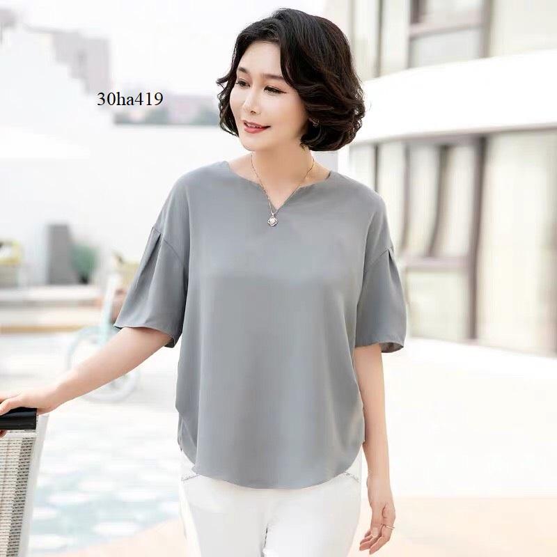 HA419-ÁO THỜI TRANG TRUNG NIÊN SANG TRỌNG