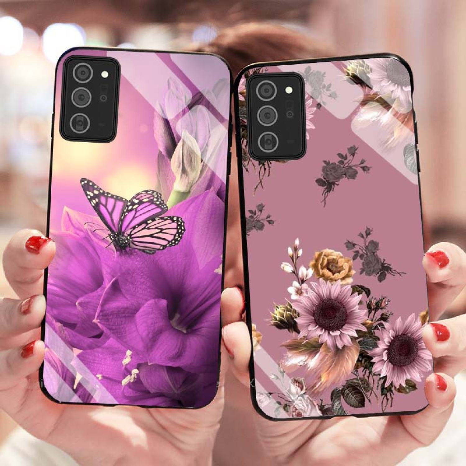 Ốp Samsung Note 20, Note 20 Plus, Note 20 Ultra Lưng Kính Cường Lực Mới ƞhất