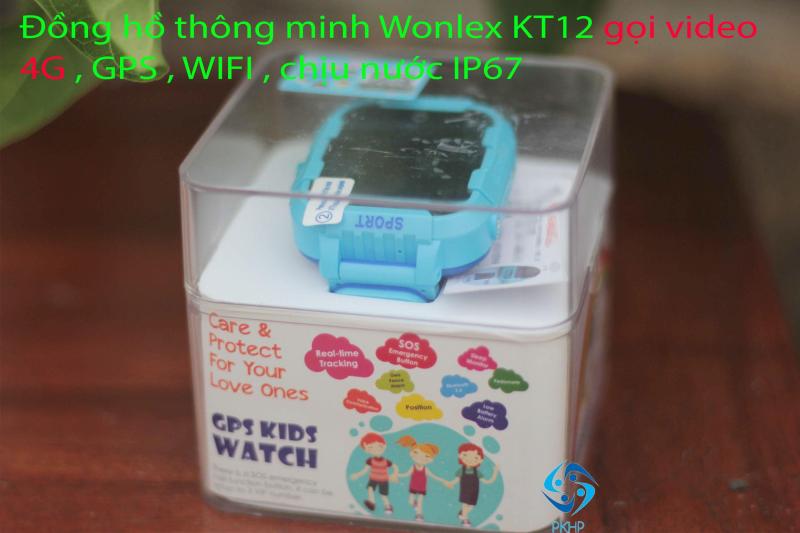 Đồng hồ thông minh trẻ em định vị GPS gọi Video Call chịu nước 4G Wonlex KT12