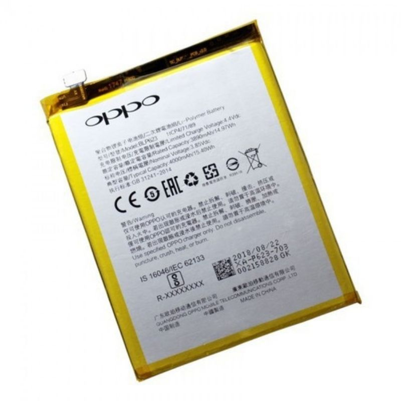 Pin oppo f3 plus - dung lượng 4000mah bảo hành 6 tháng.