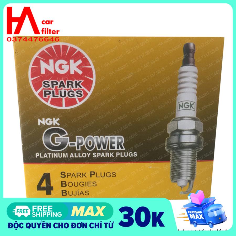 Bugi NGK G-power Platinum 7092 (bugi ô tô), Bugi bạch kim, Bảo hành 3 tháng.