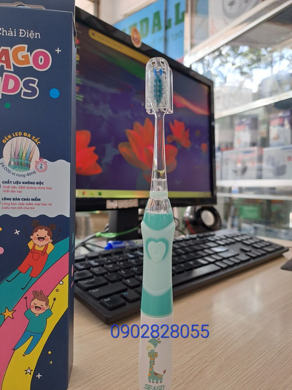 BÀN CHẢI-BÀN CHẢI ĐÁNH RĂNG ĐIỆN TRẺ EM – SG-977