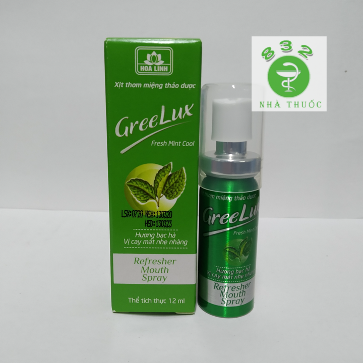 Xịt thơm miệng thảo dược Greelux