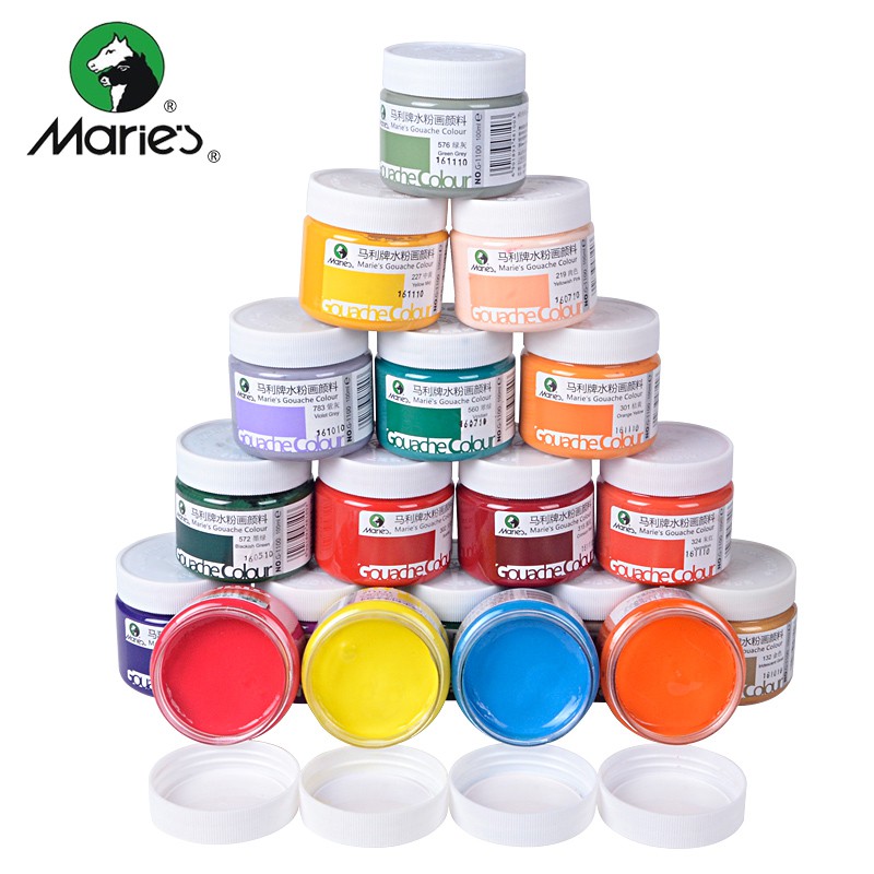 [HCM][BÁN LẺ] - MÀU GOUACHE MARIES HỦ 100 ML