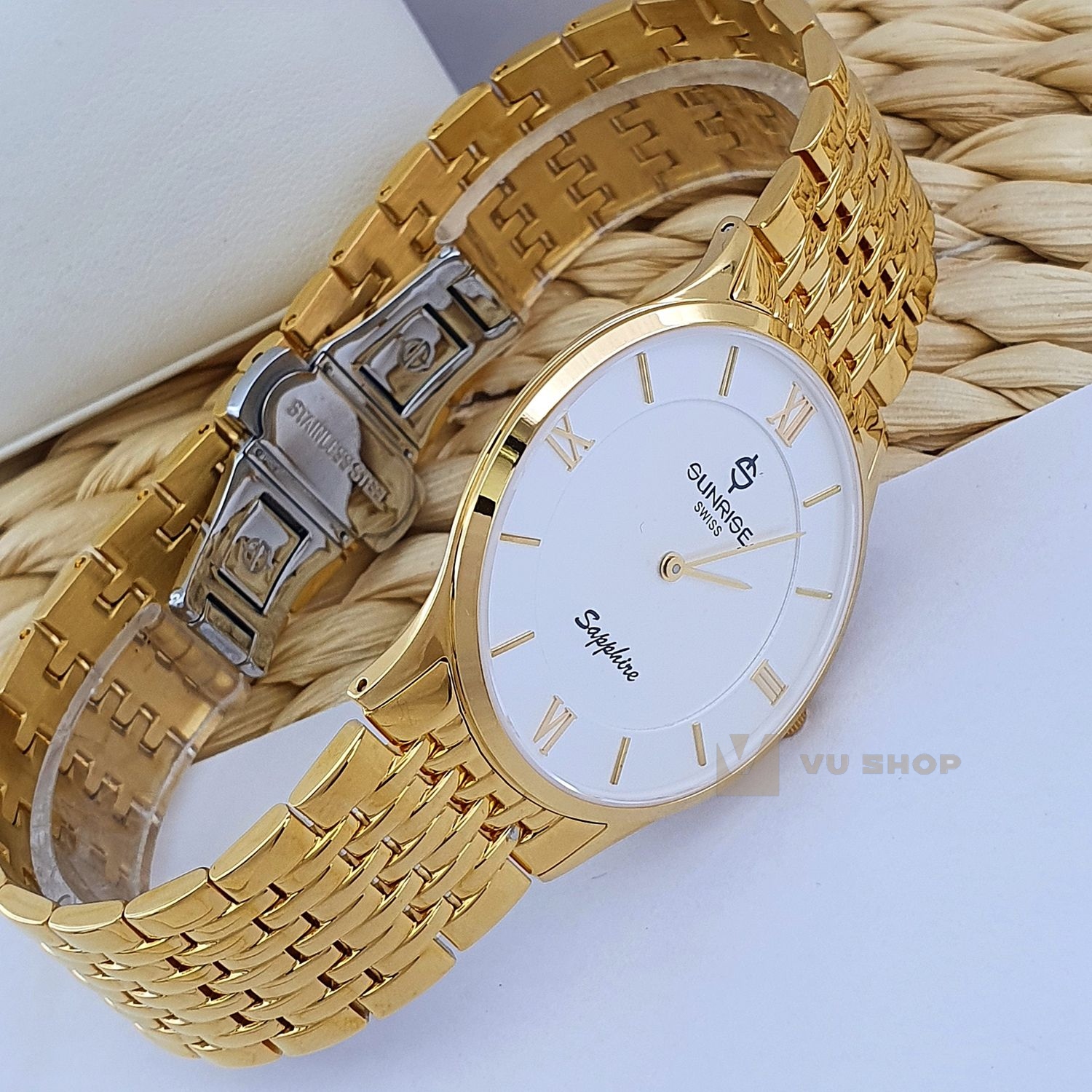 [HCM]Đồng hồ nữ SUNRISE DL736SWC Chính hãng