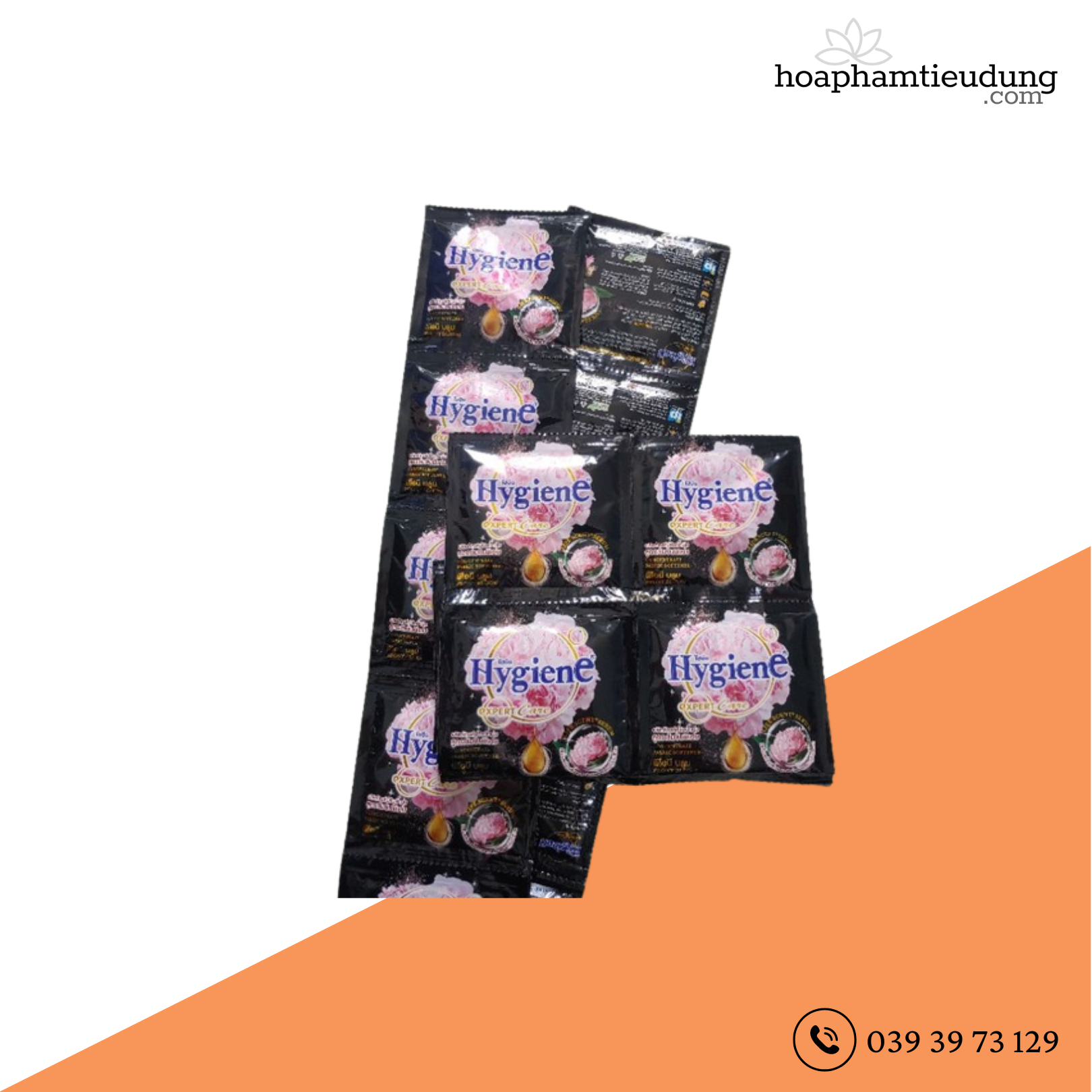 Nước xả vải Hygiene 20ml - dây 12 gói