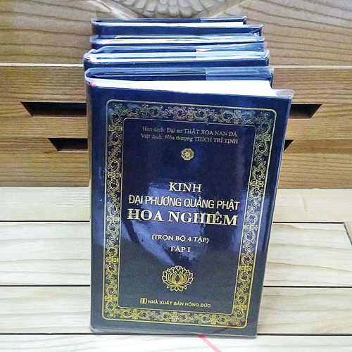 Sách - Bộ 4 Quyển Kinh Đại Phương Quảng Phật Hoa Nghiêm