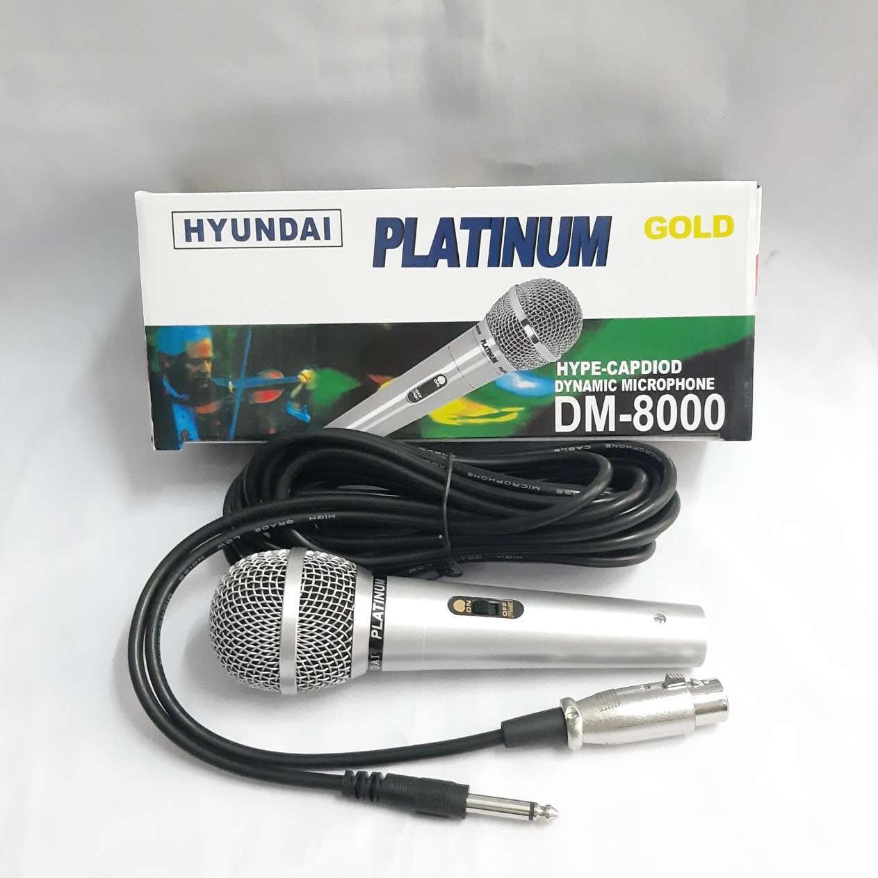 Micro karaoke có dây huyndai dm-8000 hàng korea