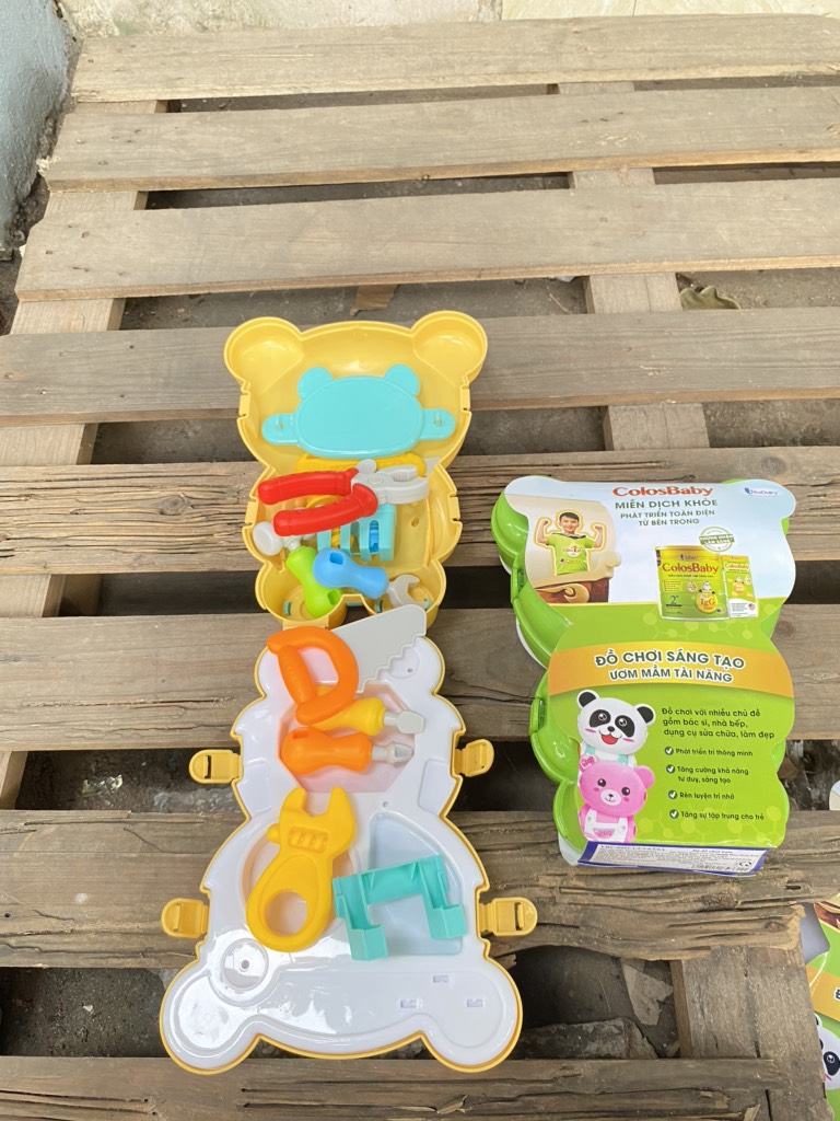 Đồ chơi balo gấu cho bé hkm Vitadairy
