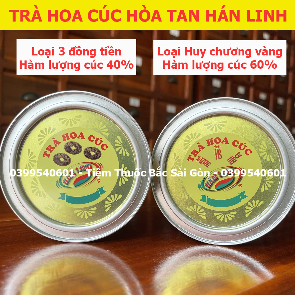 Trà Cúc Hòa Tan Hán Linh Lon 400g - Loại Huy Chương Vàng