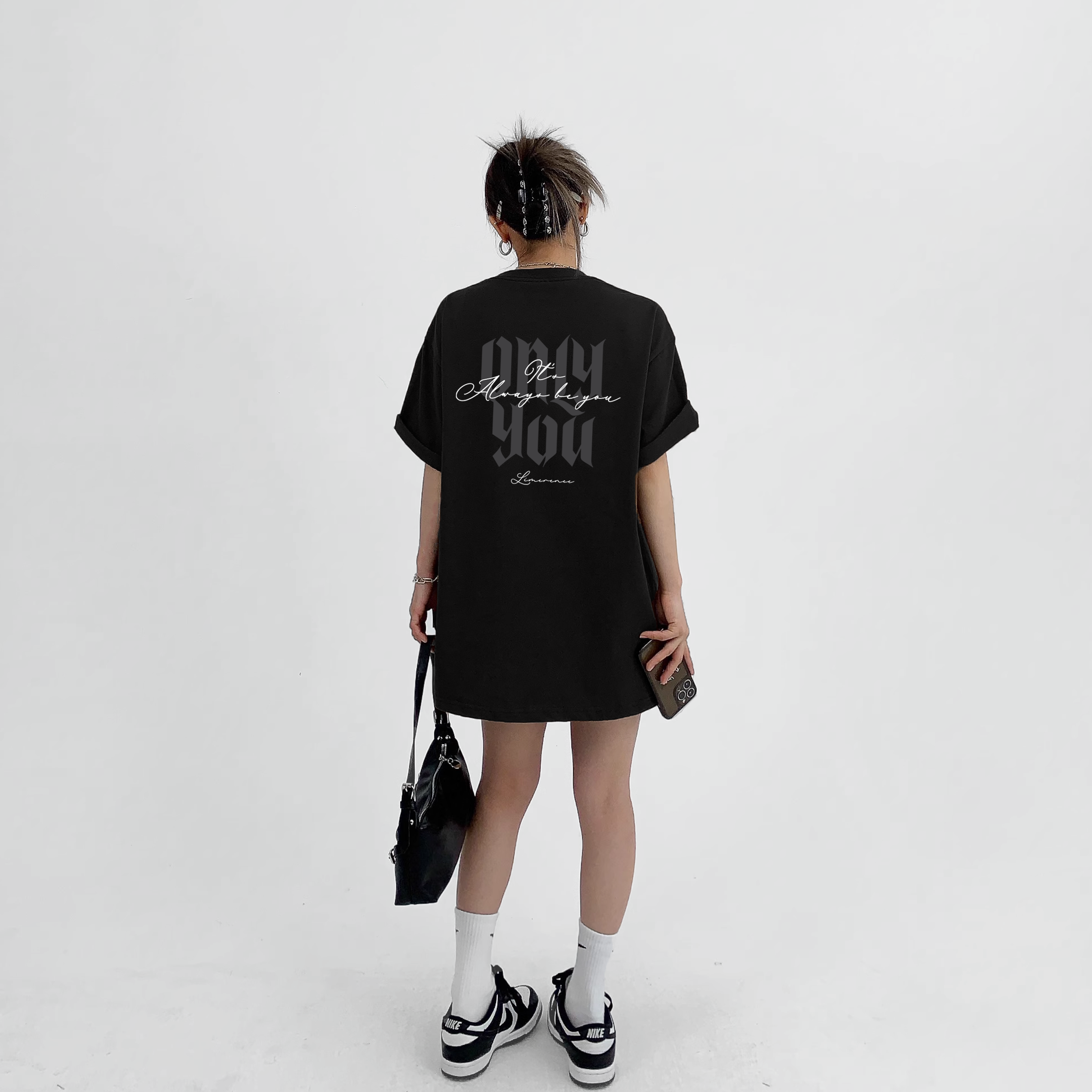 Áo thun form rộng LIMERENCE - Basic Tee Only you cotton cao cấp co giãn, dày dặn Local Brand