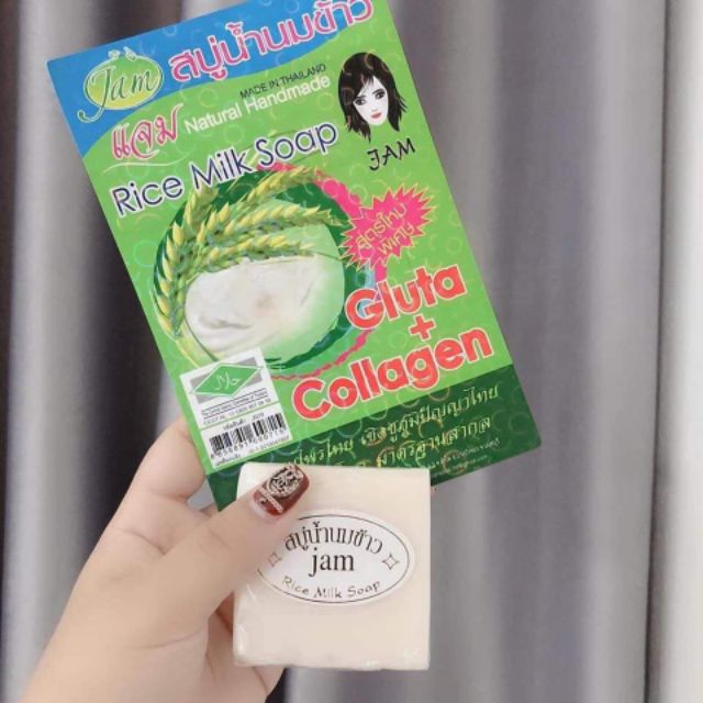 SÁP GẠO JAM RICE MILK SOAP (THÁI LAN)