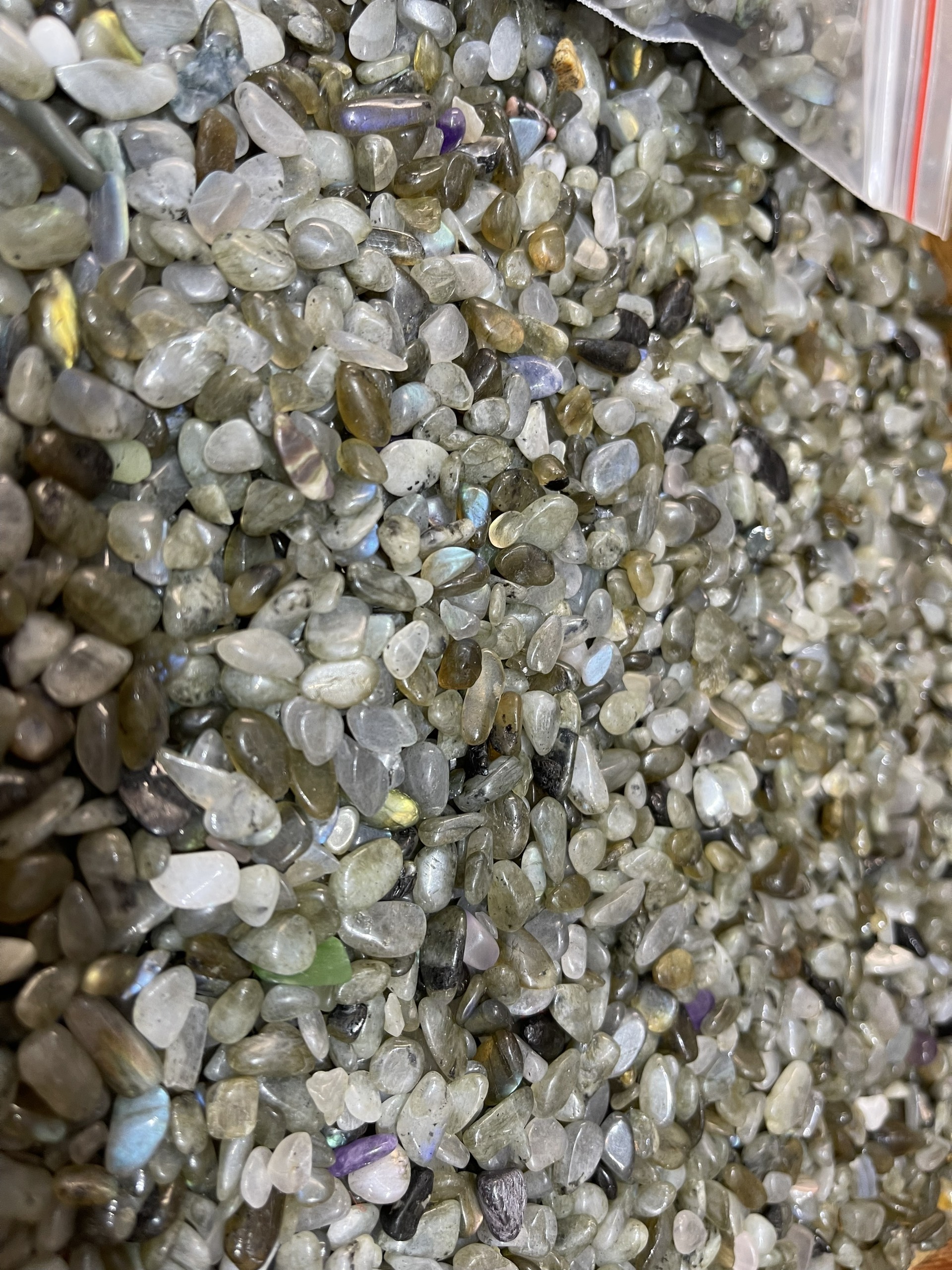 Đá vụn xà cừ – labradorite gravel | đá thanh tẩy, tarot, sưu tầm | cada decor