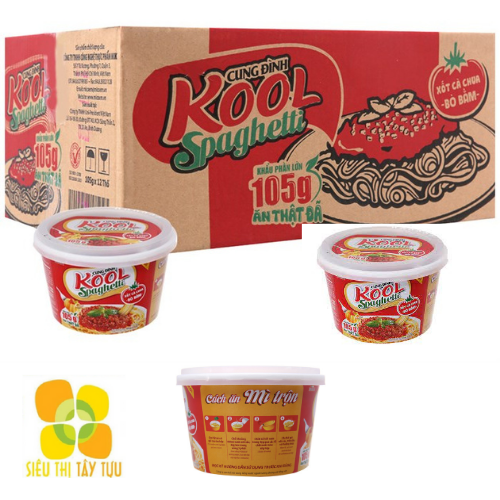 MÌ TRỘN CUNG ĐÌNH KOOL SPAGHETTI 105GR | Siêu Thị Tây Tựu