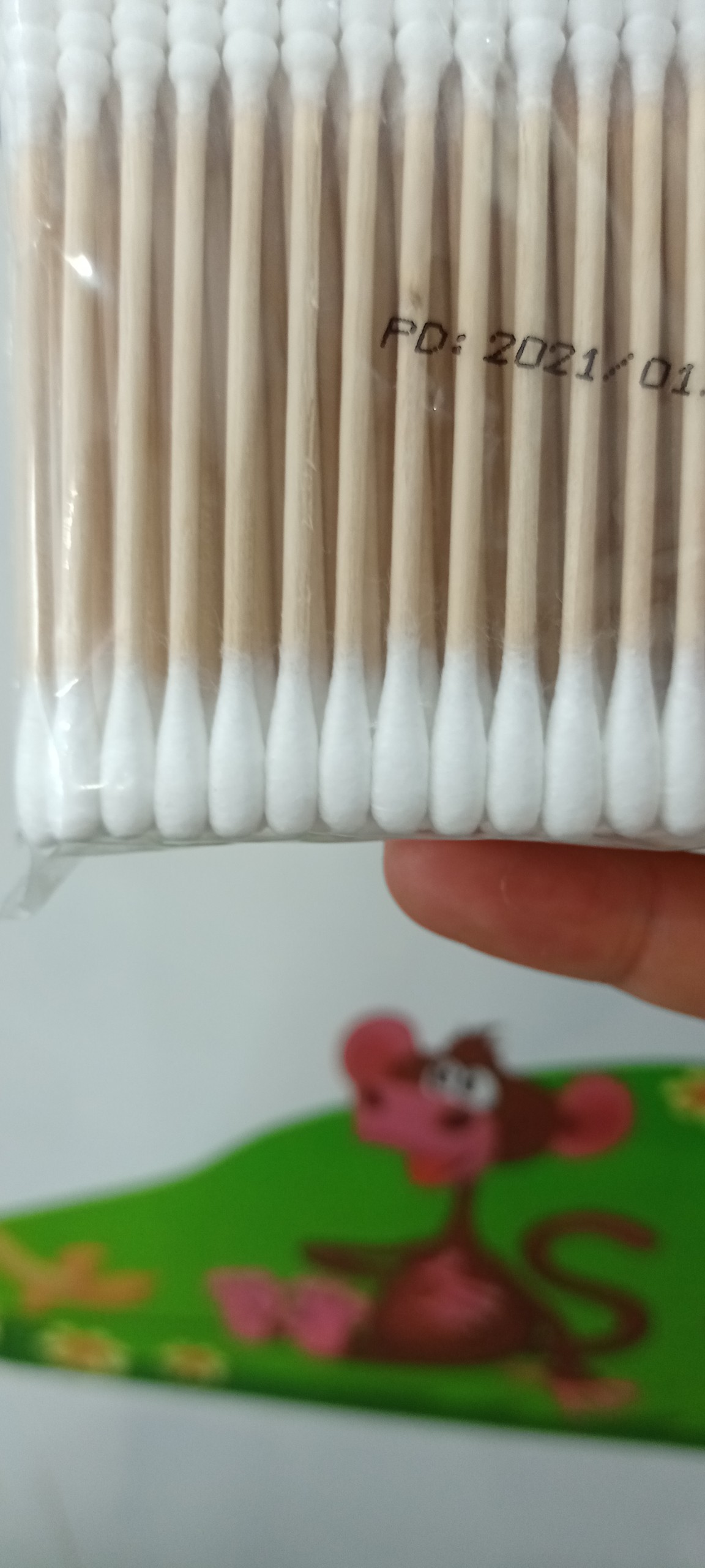 [HCM]1 bịch Bông tăm cán gỗ tre 100 cây/bịch