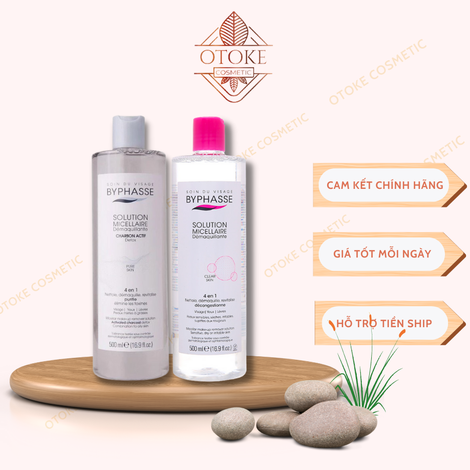 [Chính Hãng] Nước Tẩy Trang Byphasse 500ml