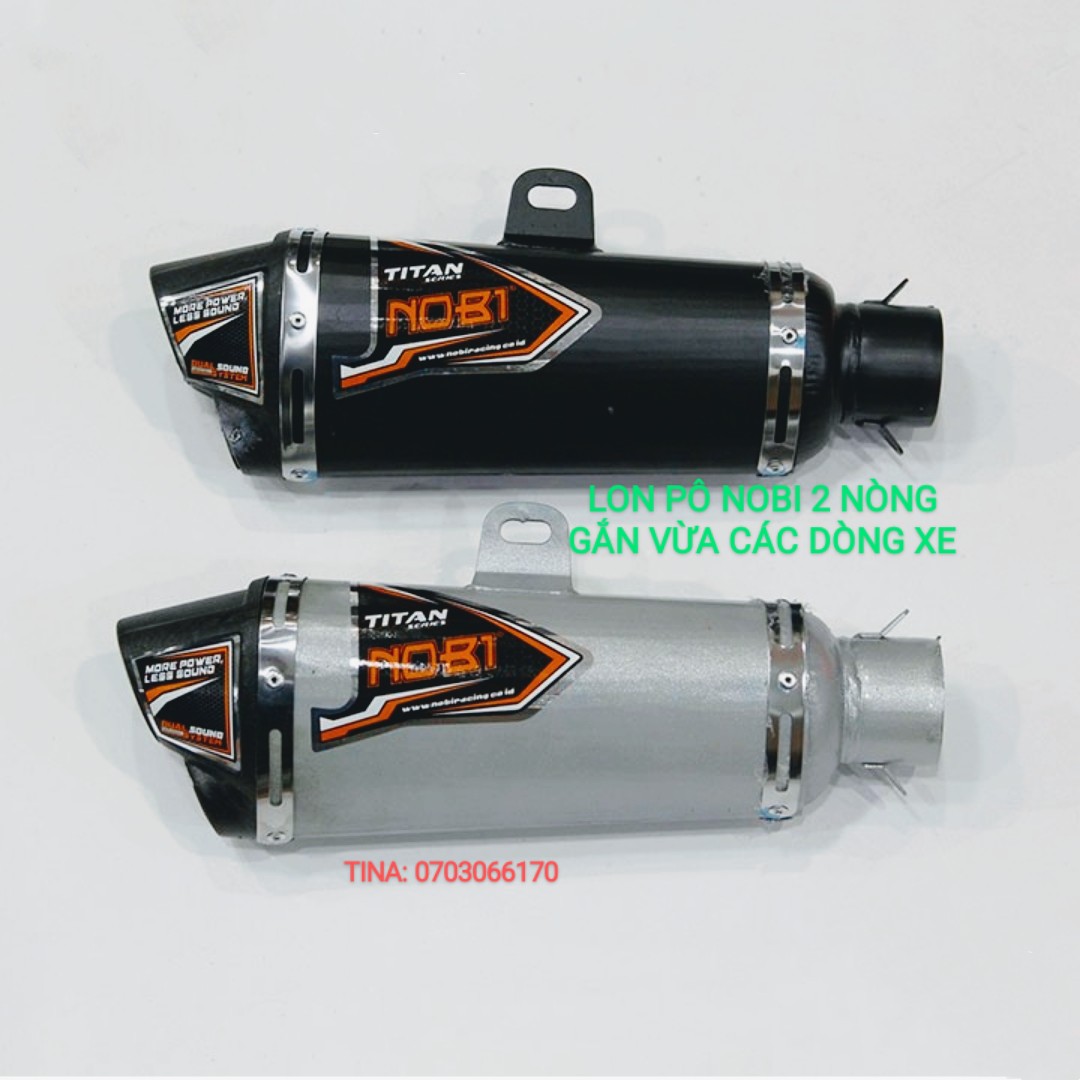 Lon pô nobi 2 nồng gắn xe wave dream vừa các dòng xe