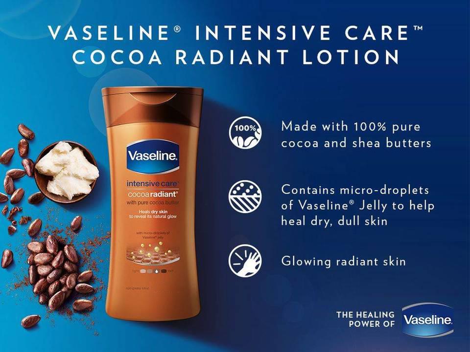 Sữa dưỡng thể Vaseline Total Moisture Cocoa Radiant 725ml