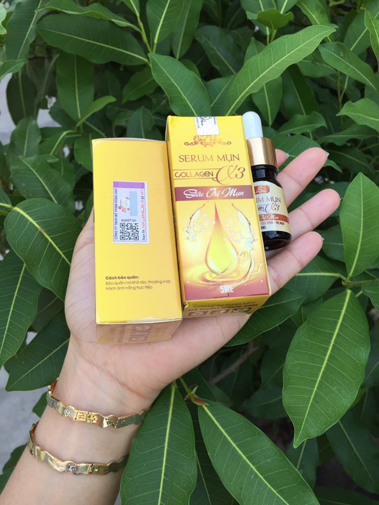 [Ảnh thật] SERUM MỤN COLLAGEN X3 CHÍNH HÃNG