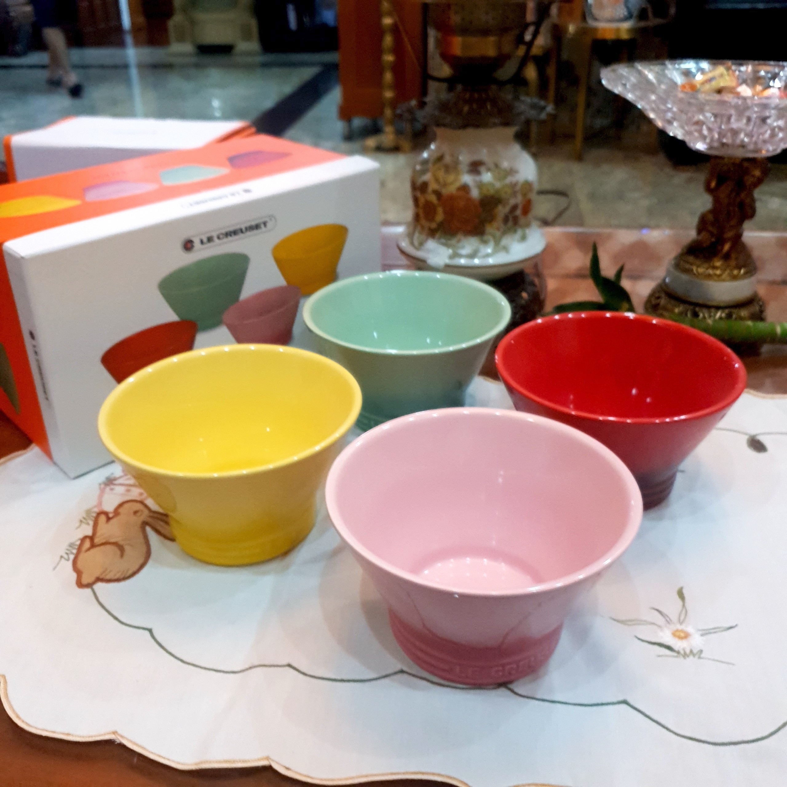Bộ 4 Tô Le Creuset Kobe Bowls 600ml 14,6×14,6×8,3cm - Set of 4 Le Creuset Kobe Bowls 600ml 14.6×14.6×8.3cm