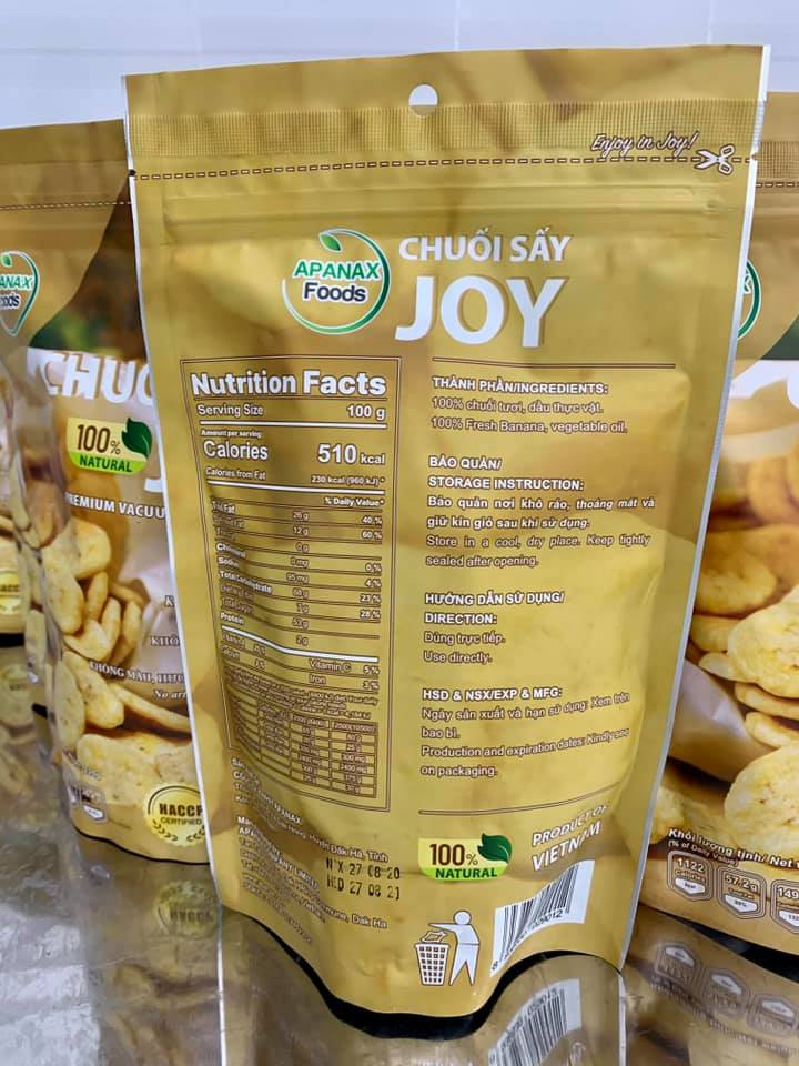 [HCM]Chuối sấy JOY