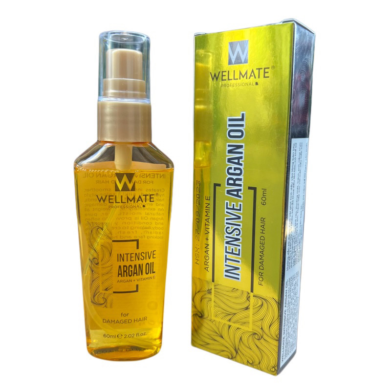 [HCM]Tinh Dầu Phục Hồi Tóc Wellmate Keratin Argan Oil 60ml