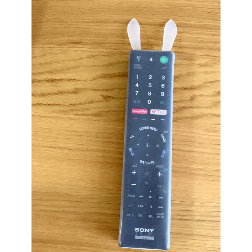 Bọc Điều Khiển TV Remote Điều Hoà Silicone Tai Thỏ Dạ Quang Phát Sáng Chống Thấm Nước Bụi Bẩn