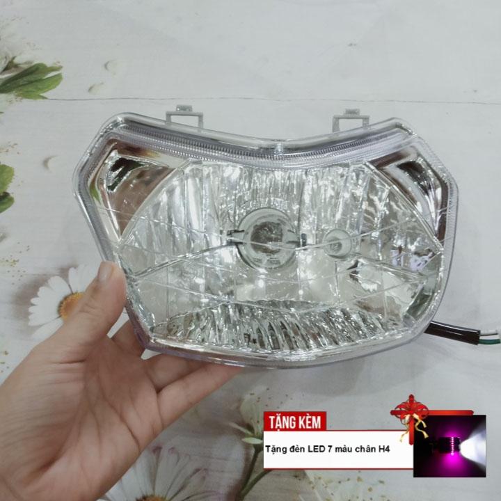 [QUÀ SIÊU CHẤT - TẶNG ĐÈN LED 7 MÀU CHÂN H4 CỰC SÁNG] Đầu đèn pha xe SCR full bộ