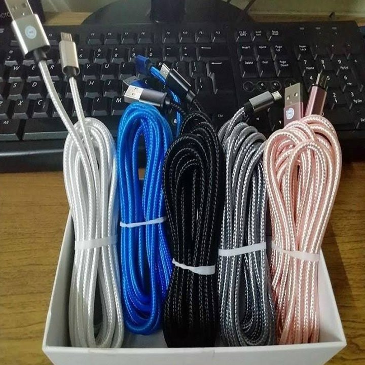 Dây sạc Iphone Samsung 3 mét