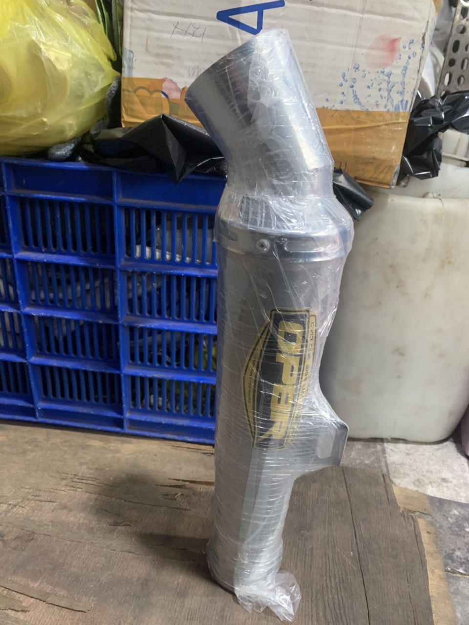 Pô opbr đích lớn màu bạc