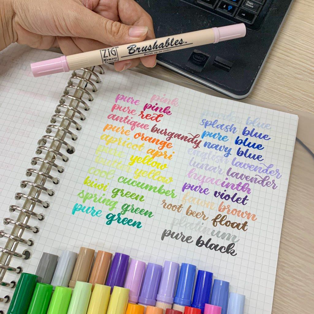 BÚT KURETAKE ZIG BRUSHABLES 2 ĐẦU