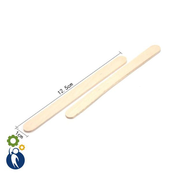 Que gỗ dẹp 12,5cm gói 100g