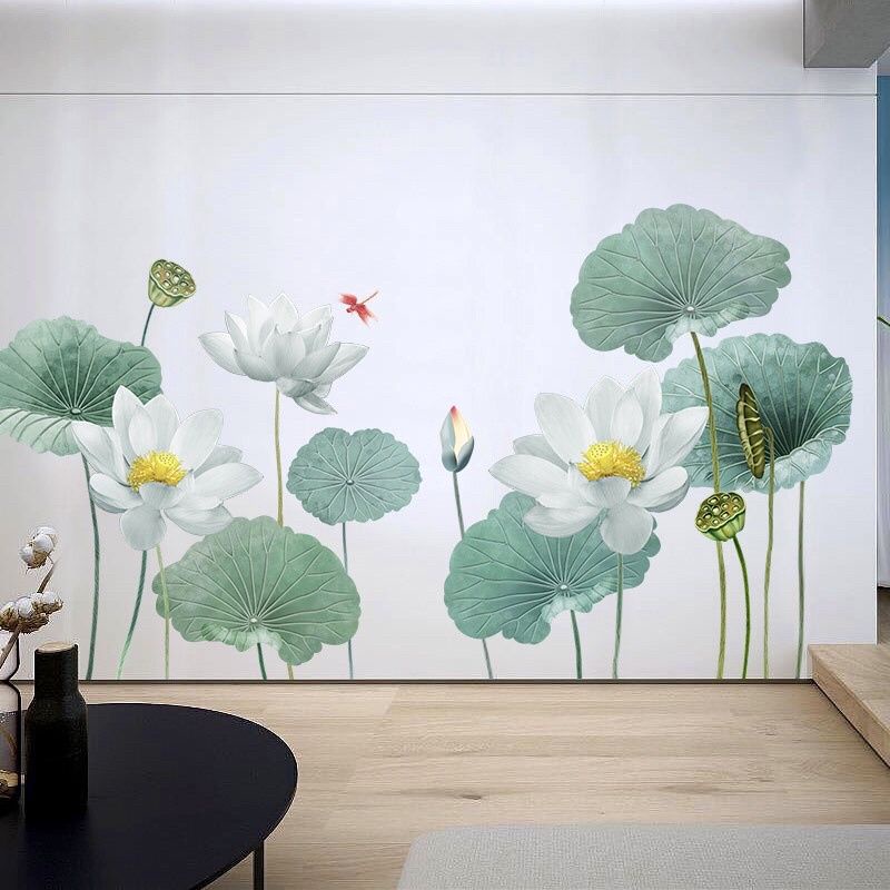 Decal dán tường trang trí phòng khách, phòng ngủ cỡ lớn