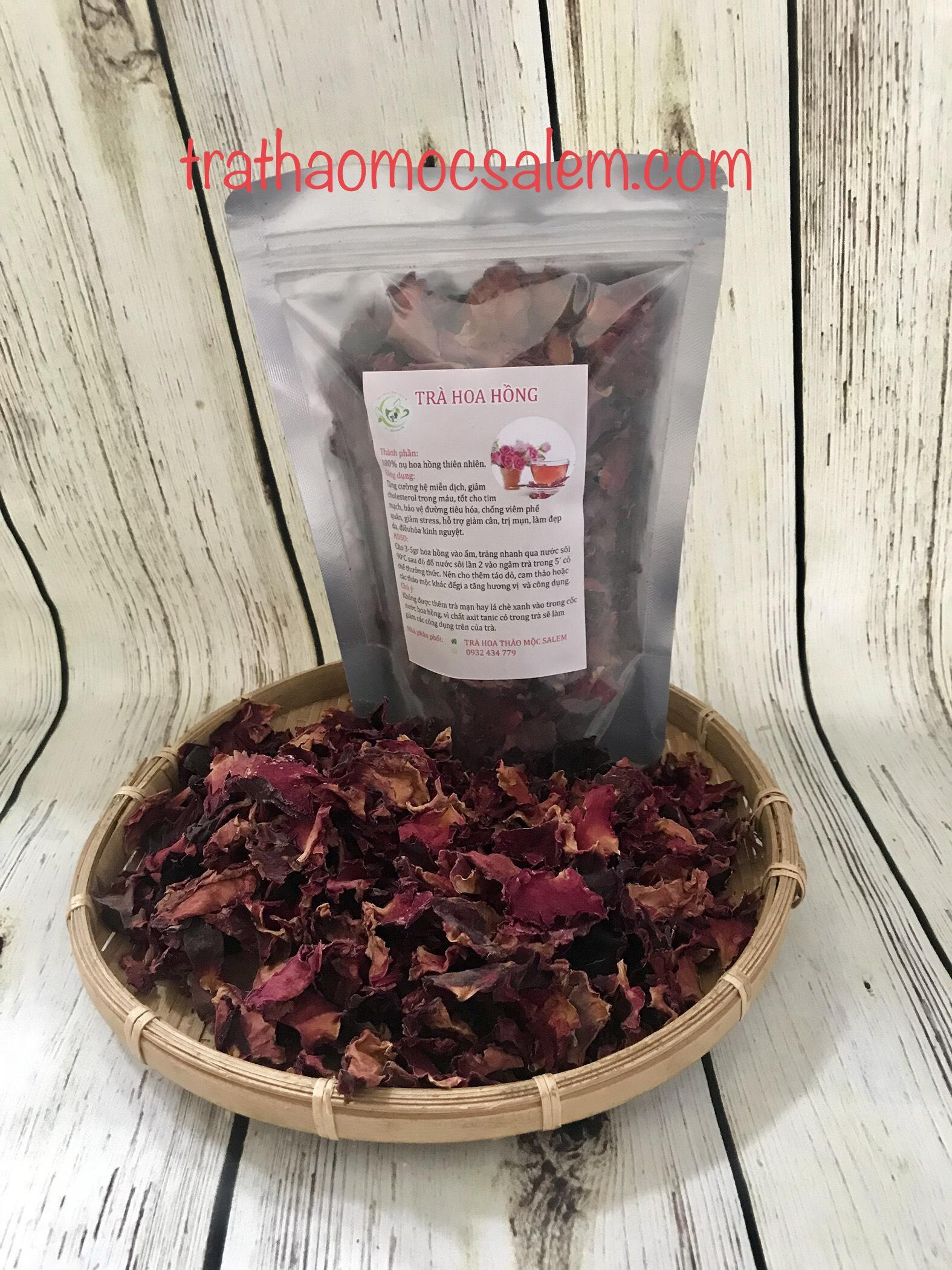 [HCM] Trà cánh hoa hồng Fumin Pháp 100g