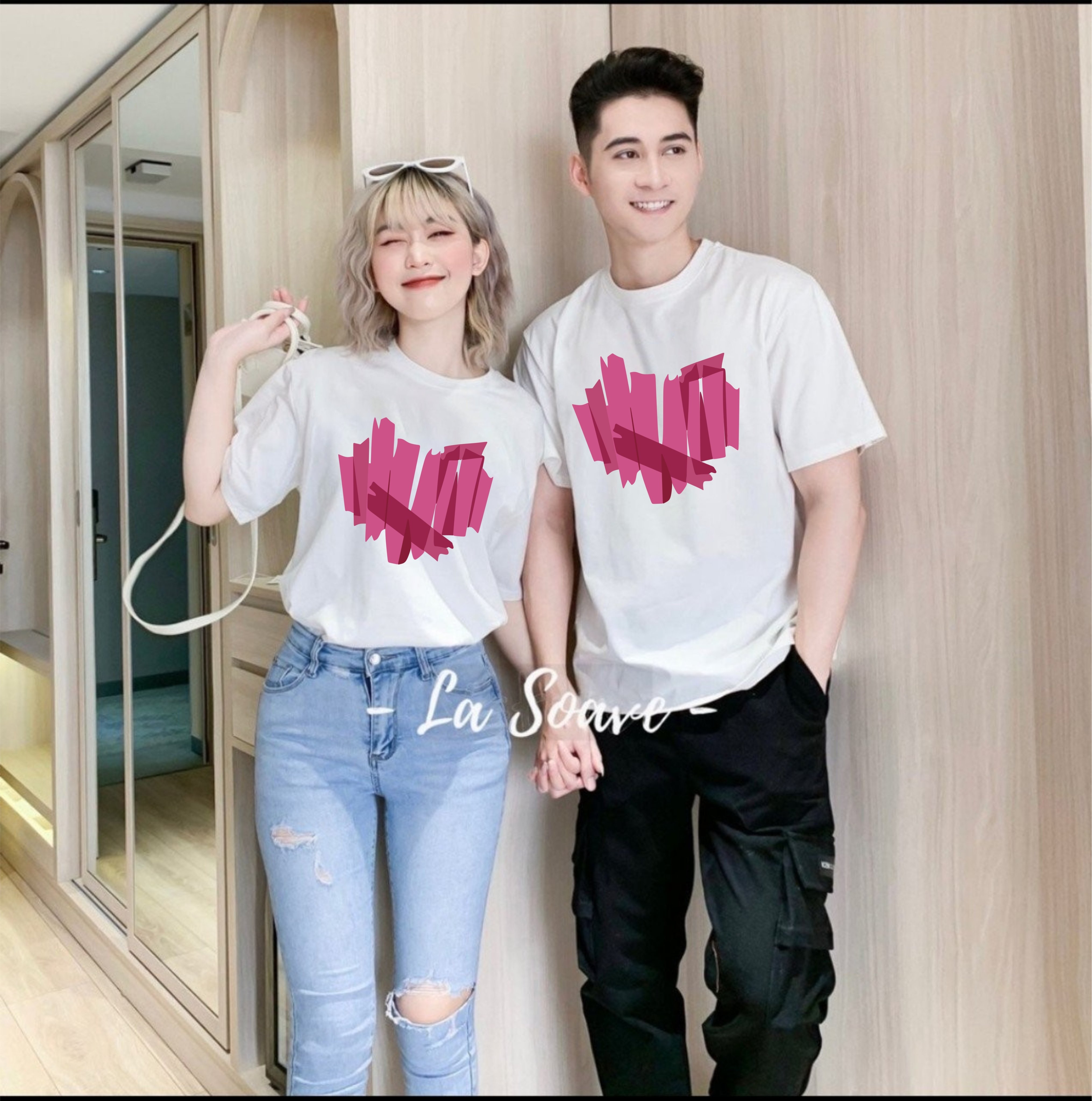 Áo đôi nam nữ tình yêu đang hót, áo đôi với người yêu, áo đôi vợ chồng, áo cặp đôi tình yêu
