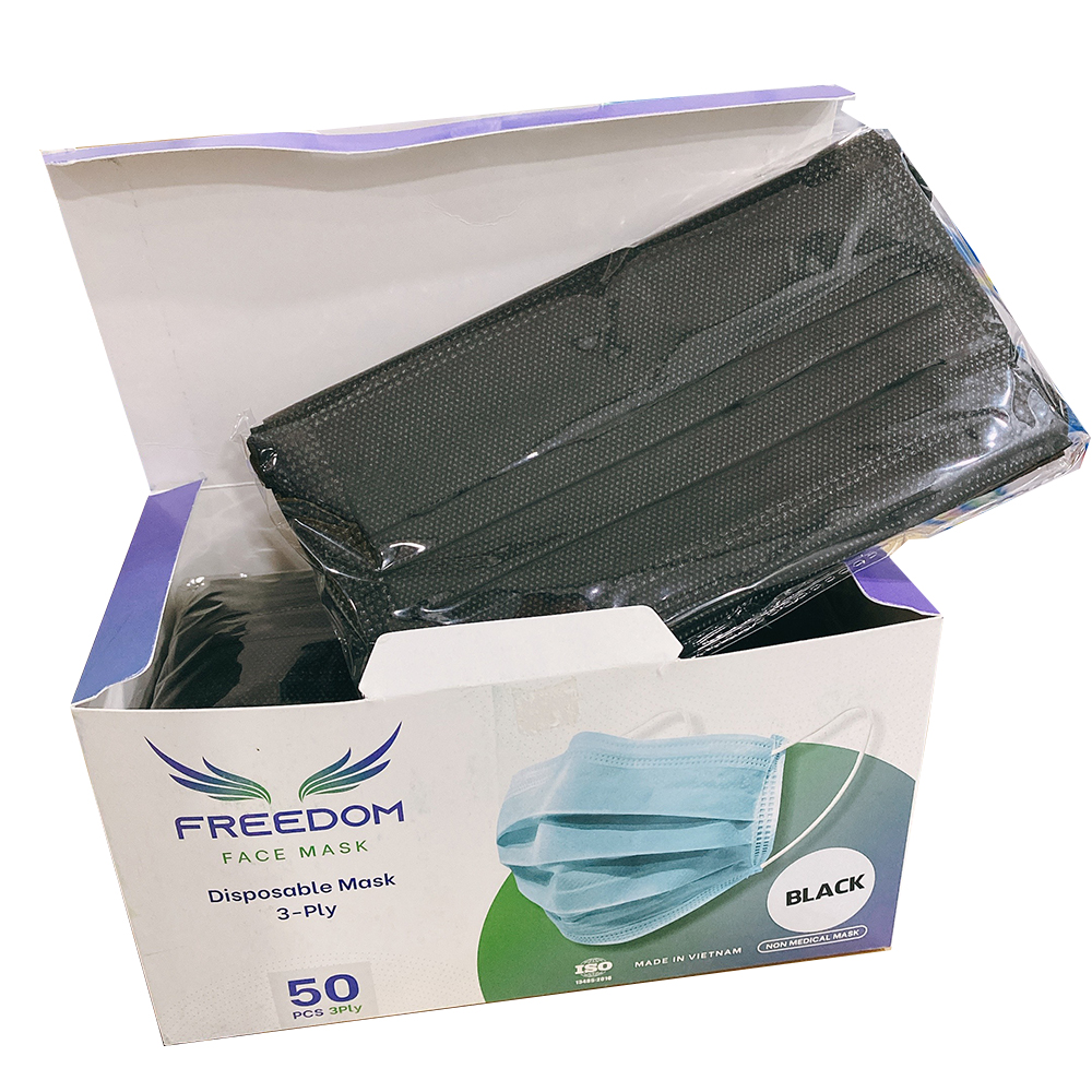 01 Hộp x 50 cái Khẩu trang 3 lớp chống nắng cao cấp FREEDOM