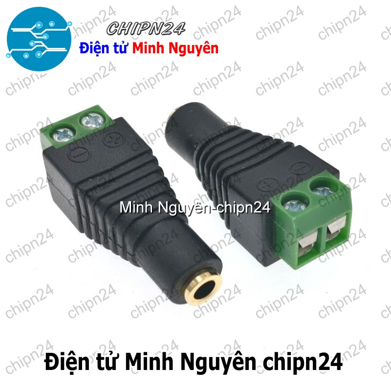 [1 cái] (F114) Jack chuyển Audio ra Domino (2.5MM/3.5MM 3 chân/4 chân Đực/Cái) - [Chọn Loại] - HHH.00178