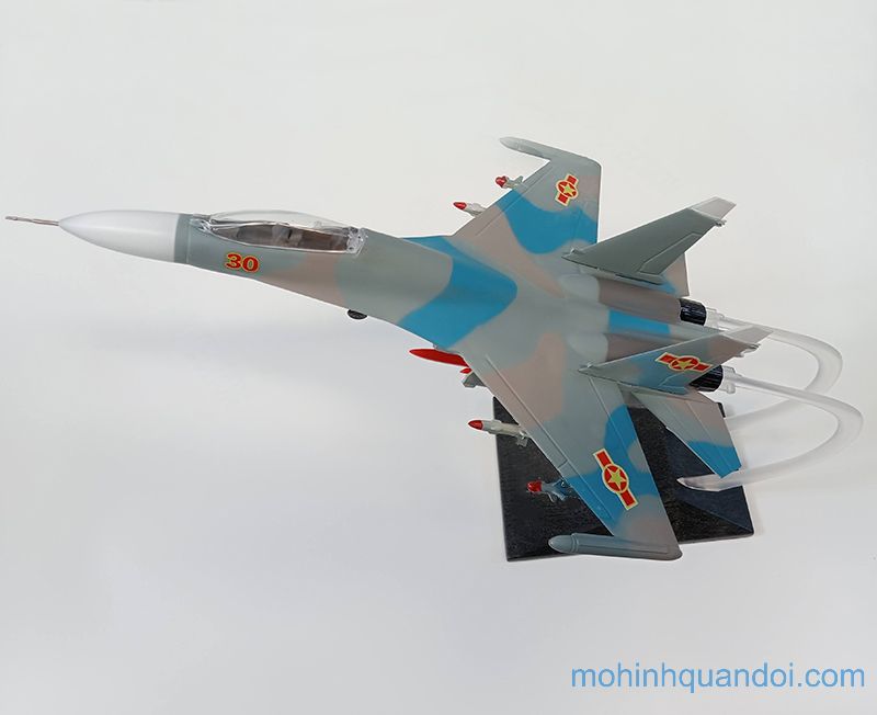 Mô Hình Máy Báy Su-30 Cờ KQVN Dài 33cm ABS