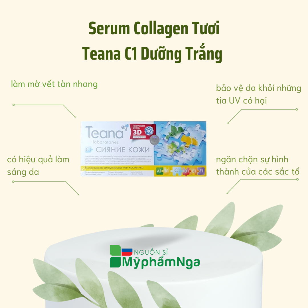 Serum Teana C1 Mờ nám tàn nhang trắng da (10 lọ)