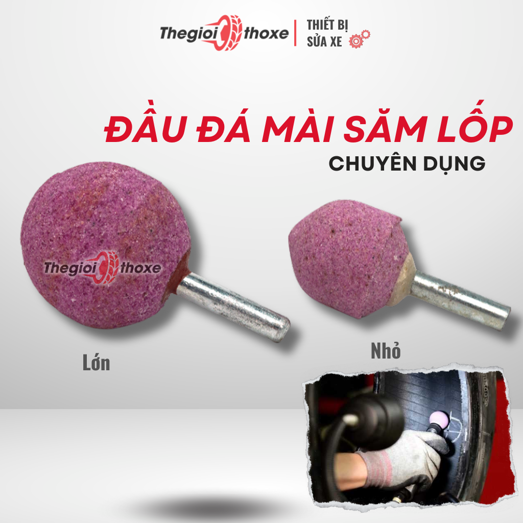 Đầu đá mài săm lốp - Thế Giới Thợ Xe