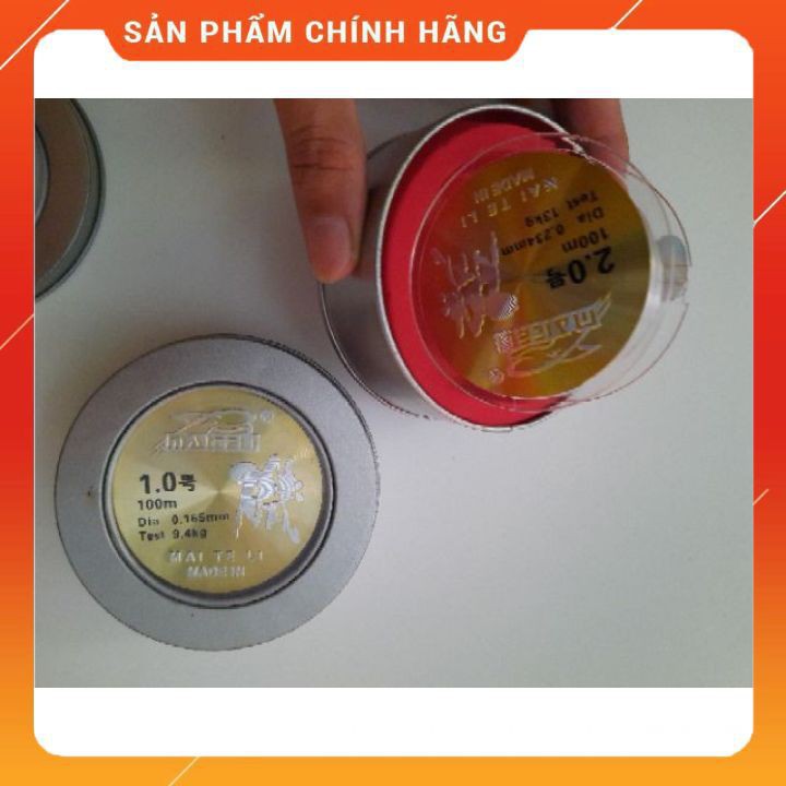 [Sale] [Chính Hãng] Cước Hộp Sắt Maiteli Dài 100M Siêu Bền