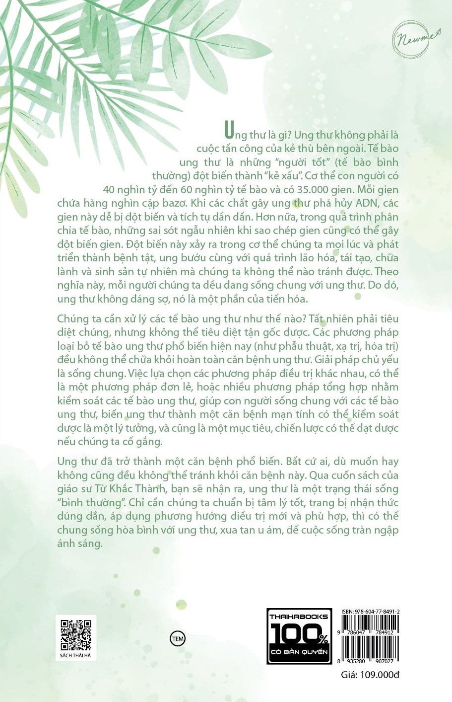 Sách - Sống chung với ung thư