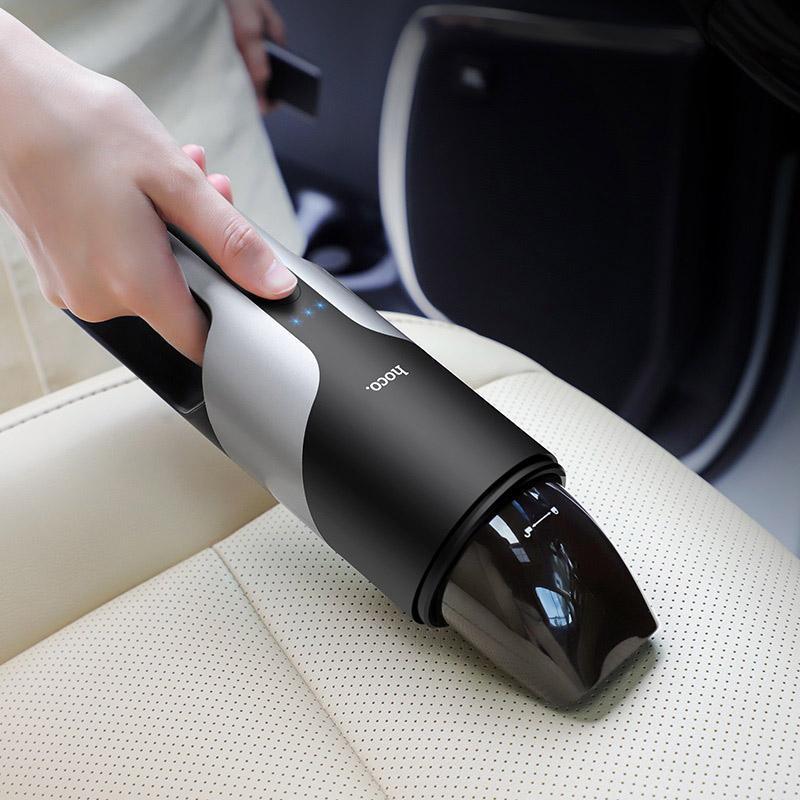 Máy hút bụi cầm tay Hoco PH16 đầu hút nhỏ gọn dễ dàng vệ sinh mọi ngóc ngách trong xe tặng kèm 1 đầu quét hút bụi cao cấp