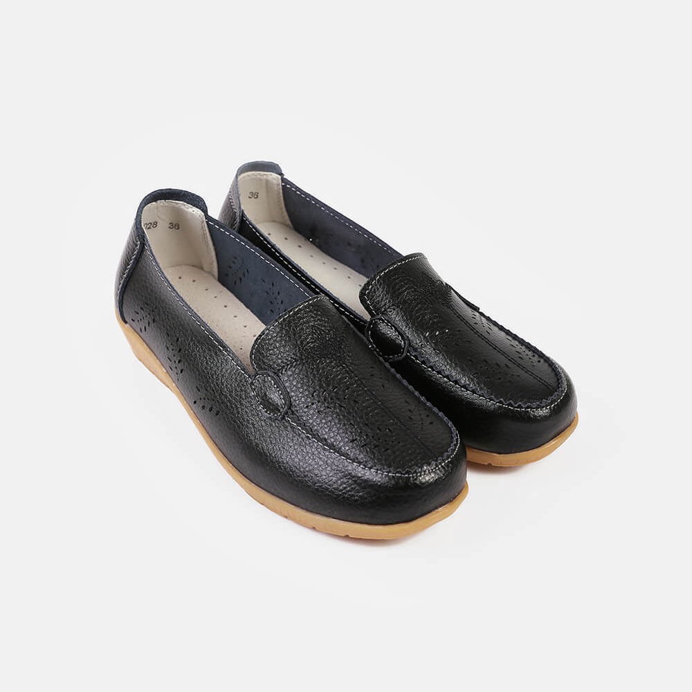 Giày Nữ Moccasins Le By LEMINO LB63028